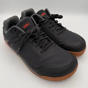 Xero Shoes Ridgeway Mesh Low Black Gray Gum Mesh Low Top Sneakers RP-12/SS24